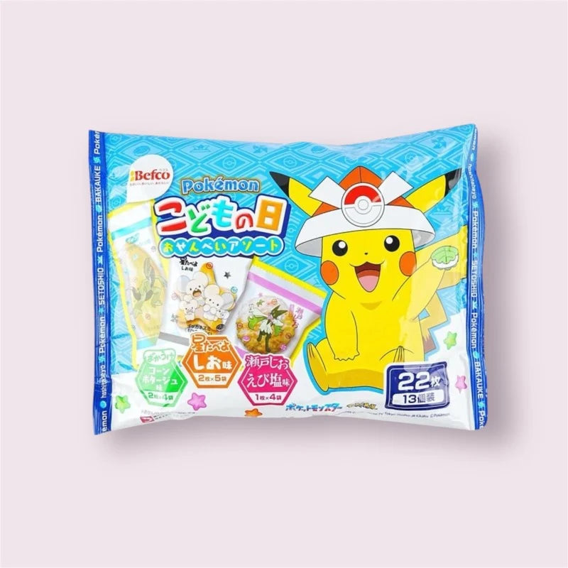 Limited Edition: Pokemon Rice Crackers Senbei 22pcs.
