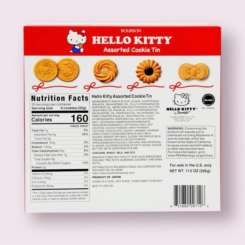 Hello Kitty Assorted Cookie Tin