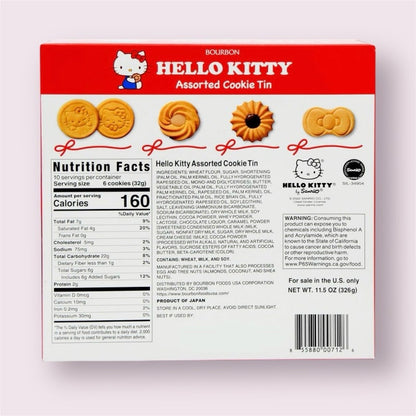 Hello Kitty Assorted Cookie Tin
