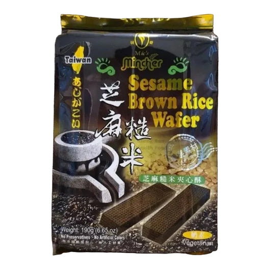 Sesame Brown Rice Wafer
