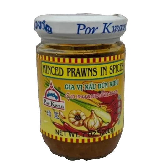 Por Kwan Minced Prawns in Spices (Gia Vi Nau Bun Rieu)