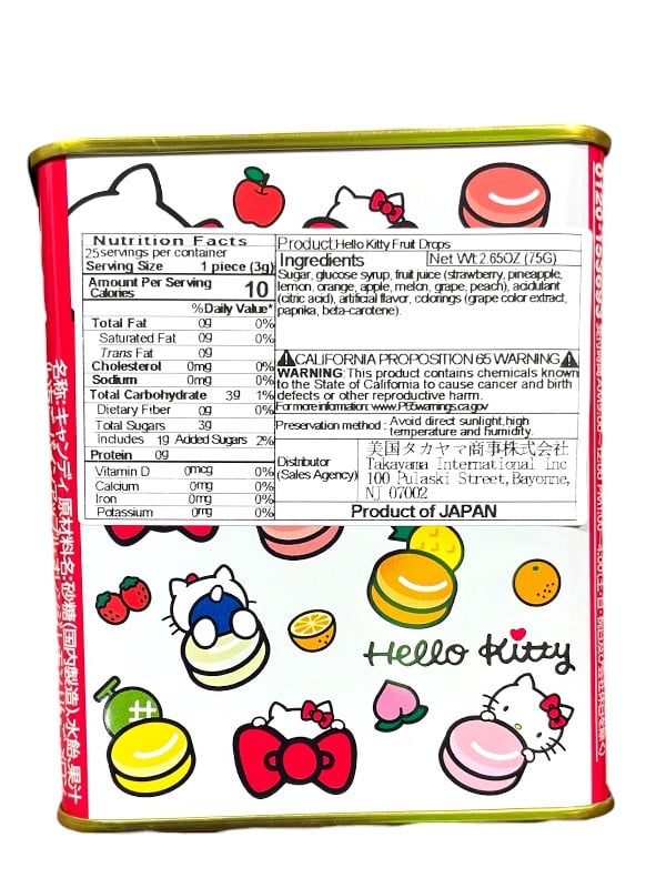 Hello Kitty Fruit Drops